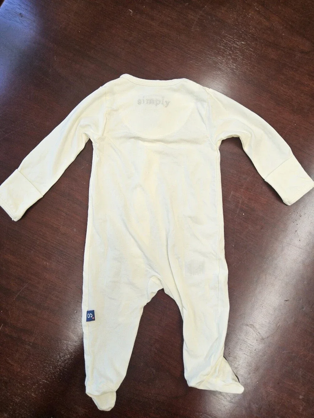 Magnetic Me Simply Baby Cream Footed One-Piece